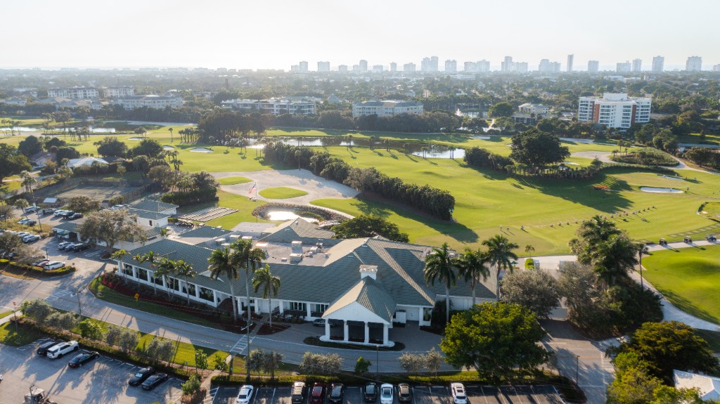 Aerial view of Country Club of Naples